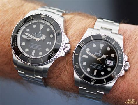 rolex submariner vs sea dweller|rolex submariner deepsea dweller.